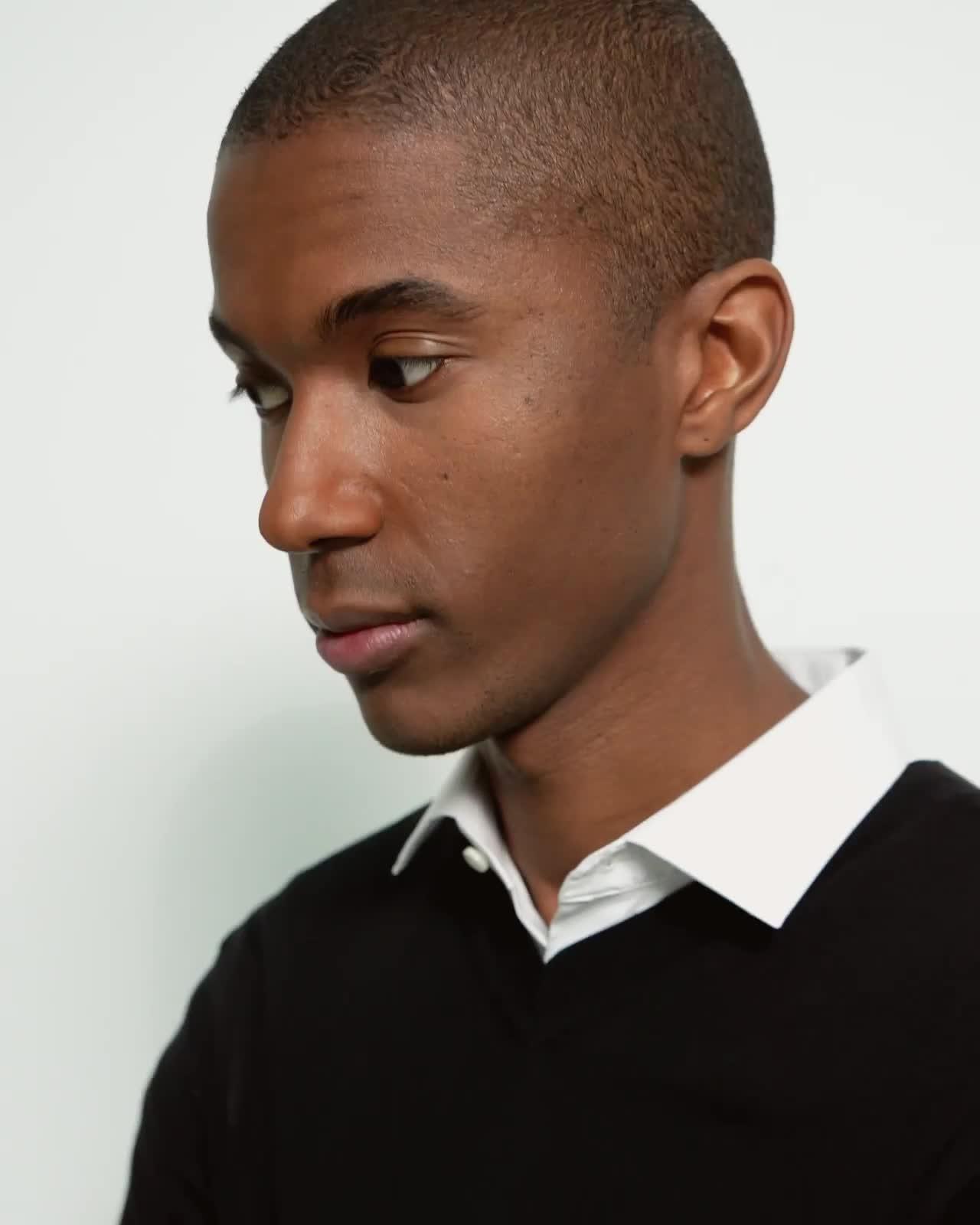 V-Neck Sweater in Regal Wool