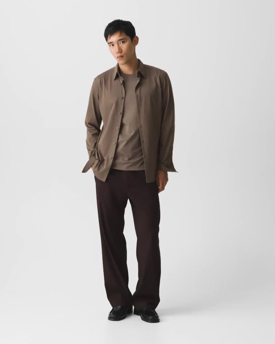 Sylvain Shirt in Structure Knit