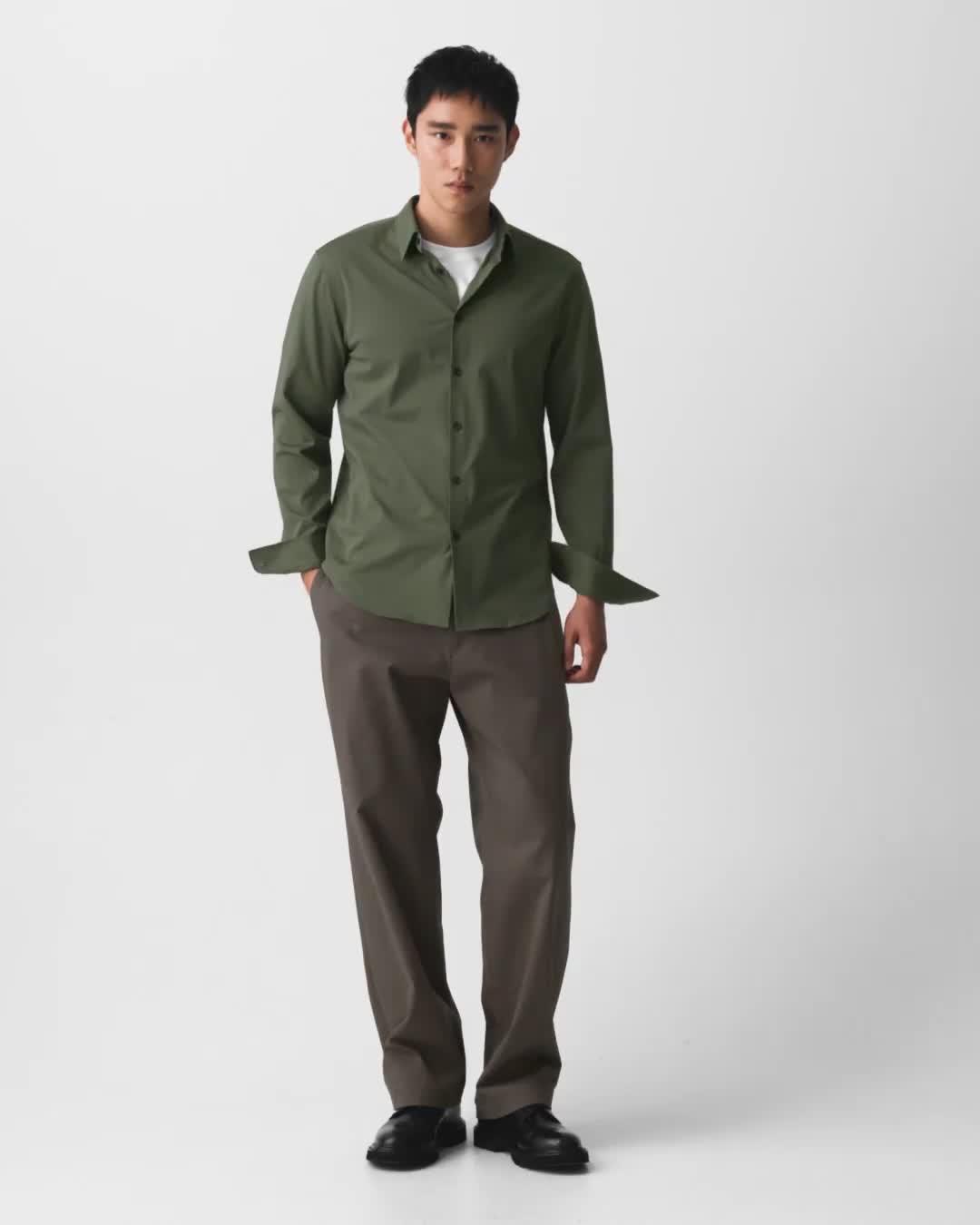 Sylvain Shirt in Structure Knit