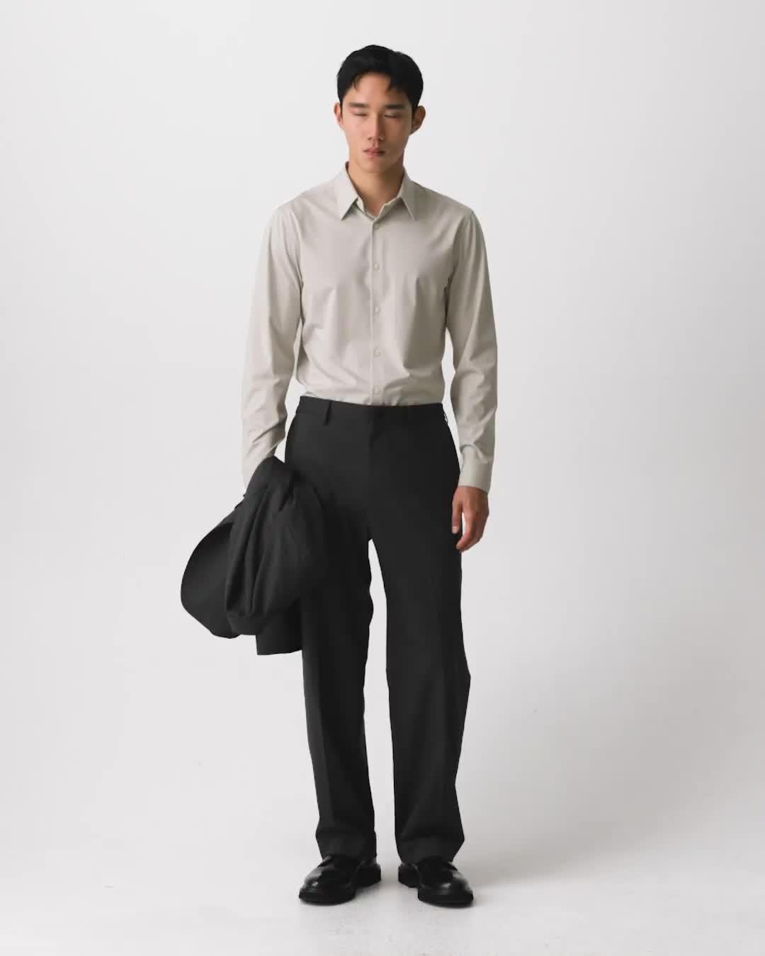 Sylvain Shirt in Structure Knit