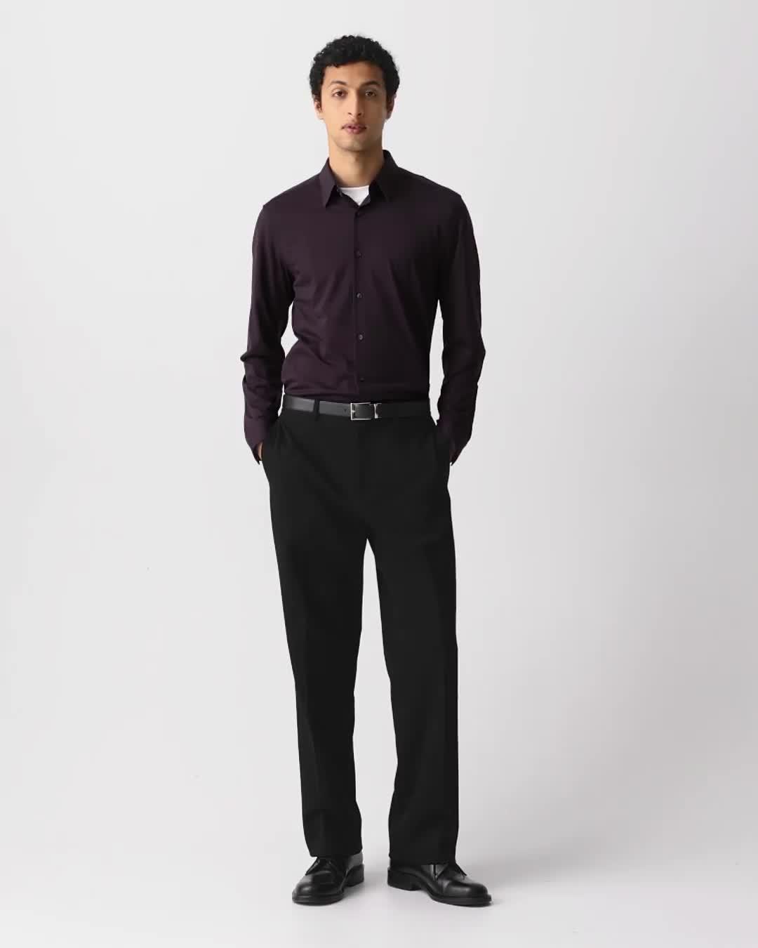 Sylvain Shirt in Structure Knit