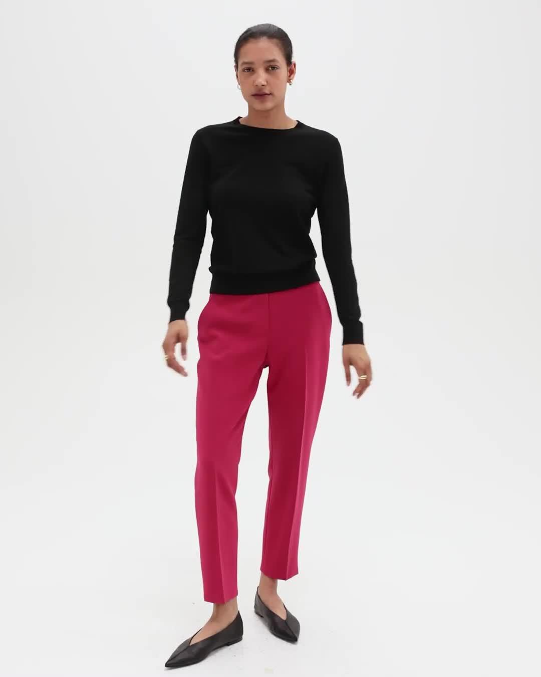 Treeca Pull-On Pant in Admiral Crepe