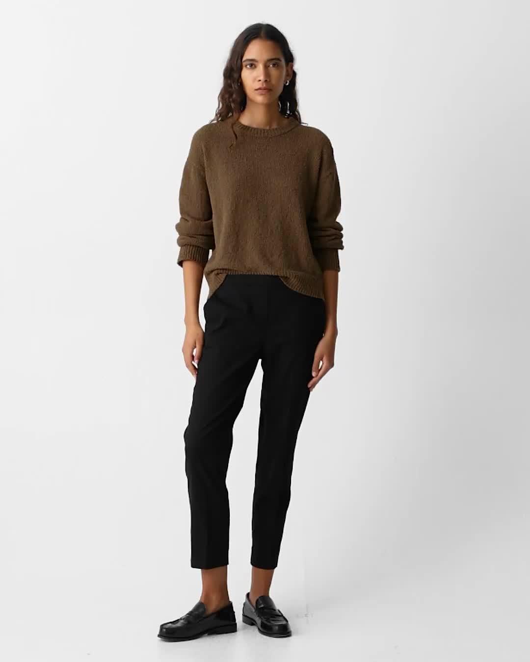 Treeca Pull-On Trousers in Good Linen