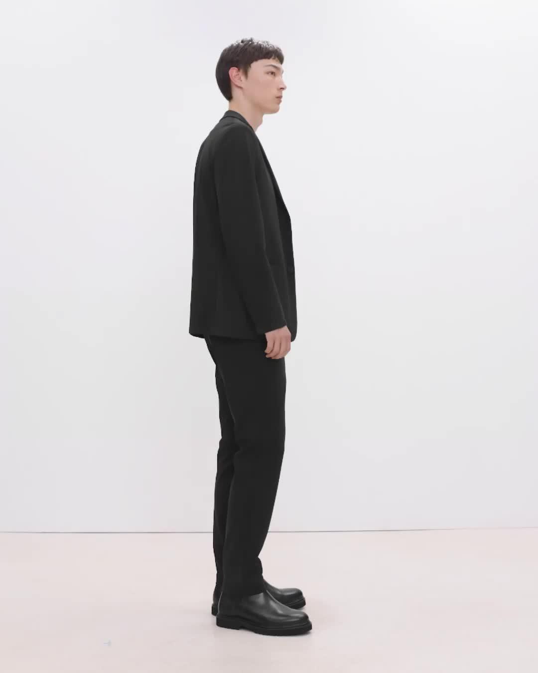 Clinton Blazer in Precision Ponte | Men's Tailored Knit Jacket