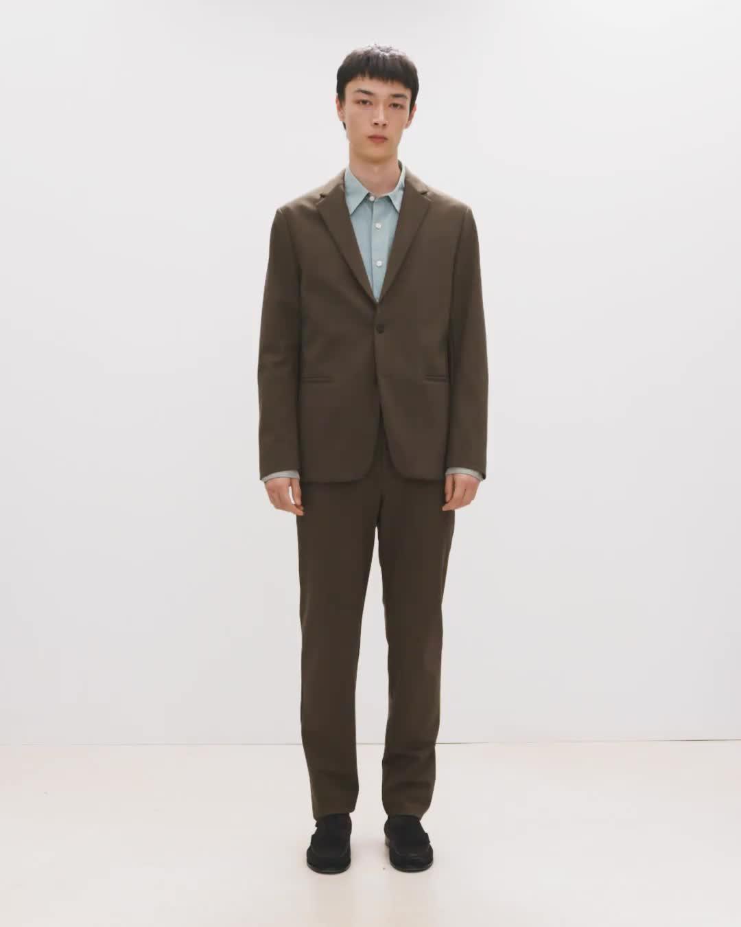 Clinton Blazer in Precision Ponte | Men's Tailored Knit Jacket