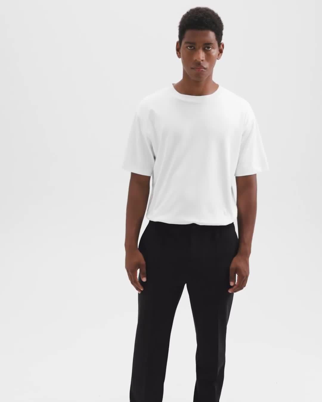 Curtis Drawstring Pant in Precision Ponte