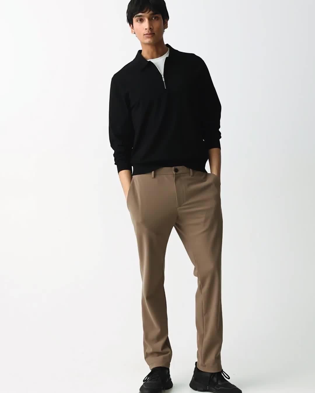 Zaine Trousers in Precision Ponte