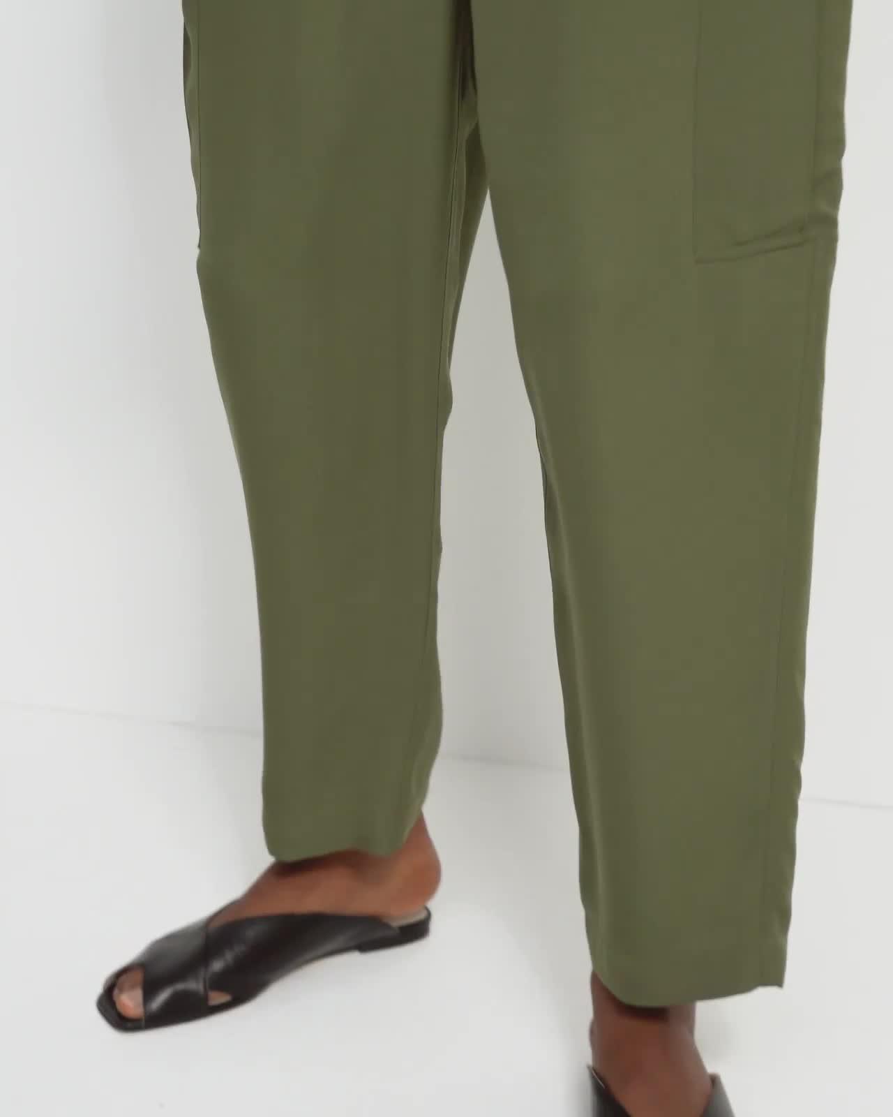 Cargo Pant in Silk