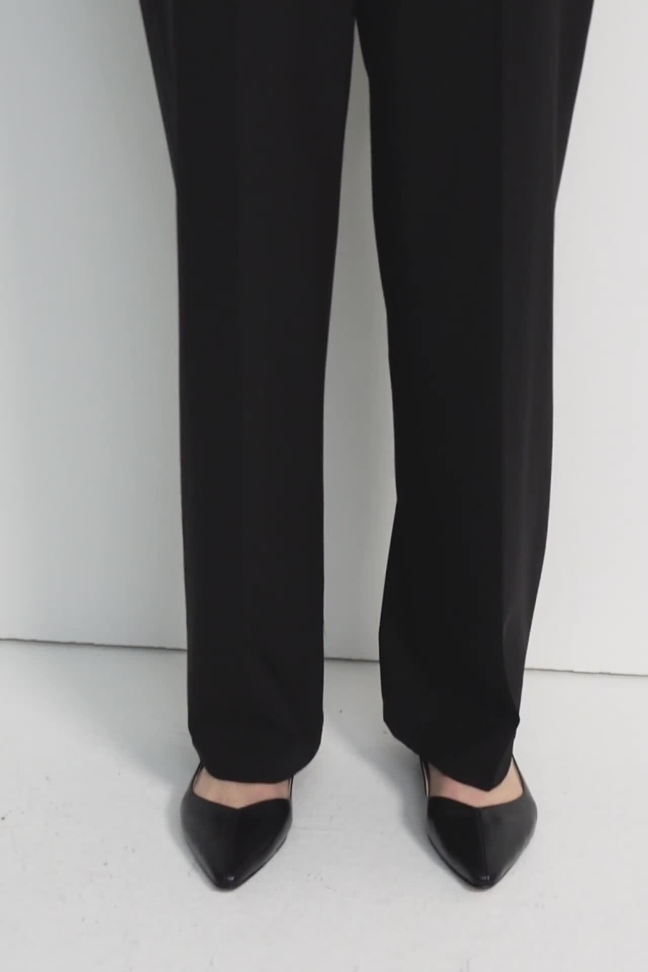 High-Waist Wide-Leg Pant in Good Wool