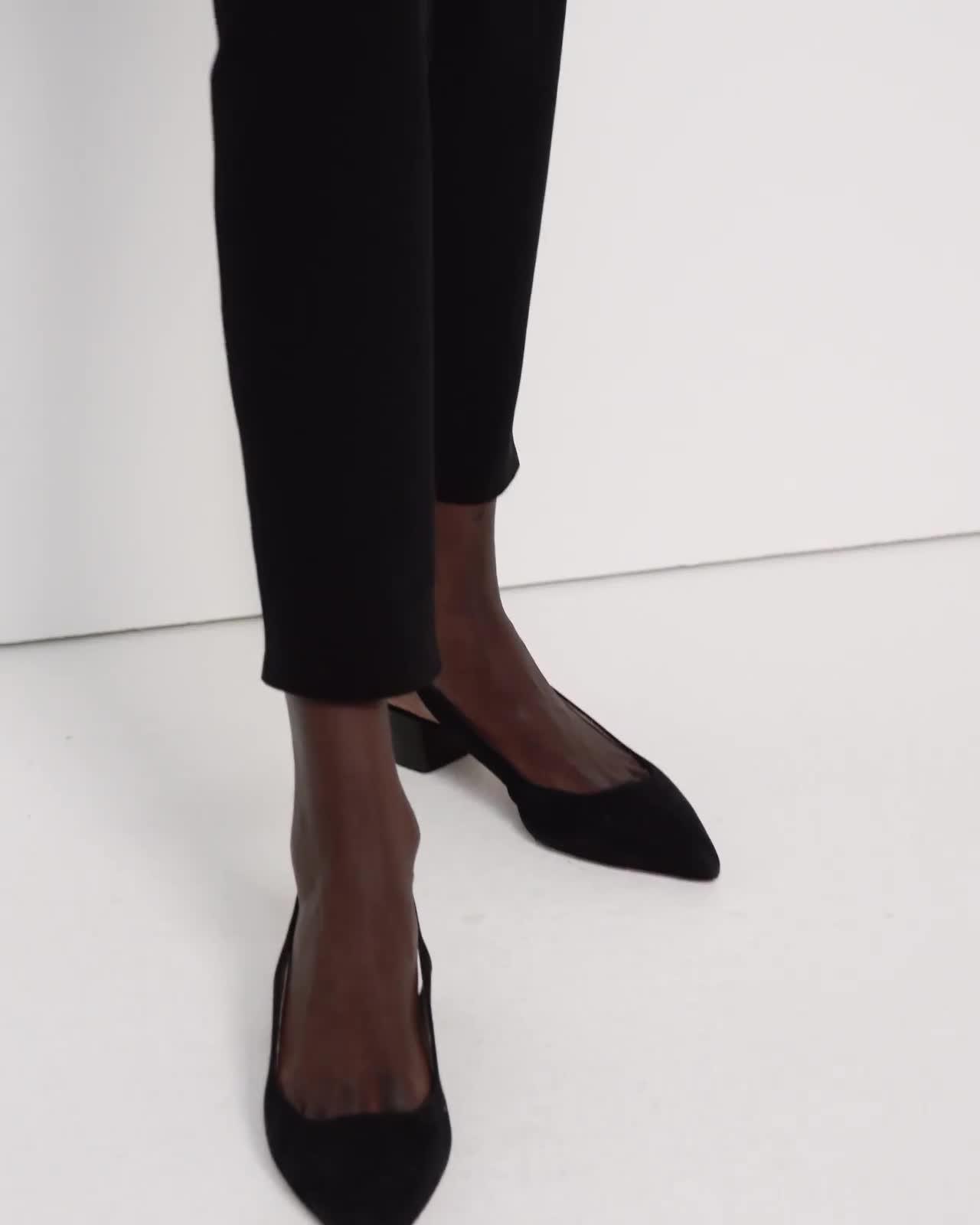 Legging à empiècement en tissu scuba