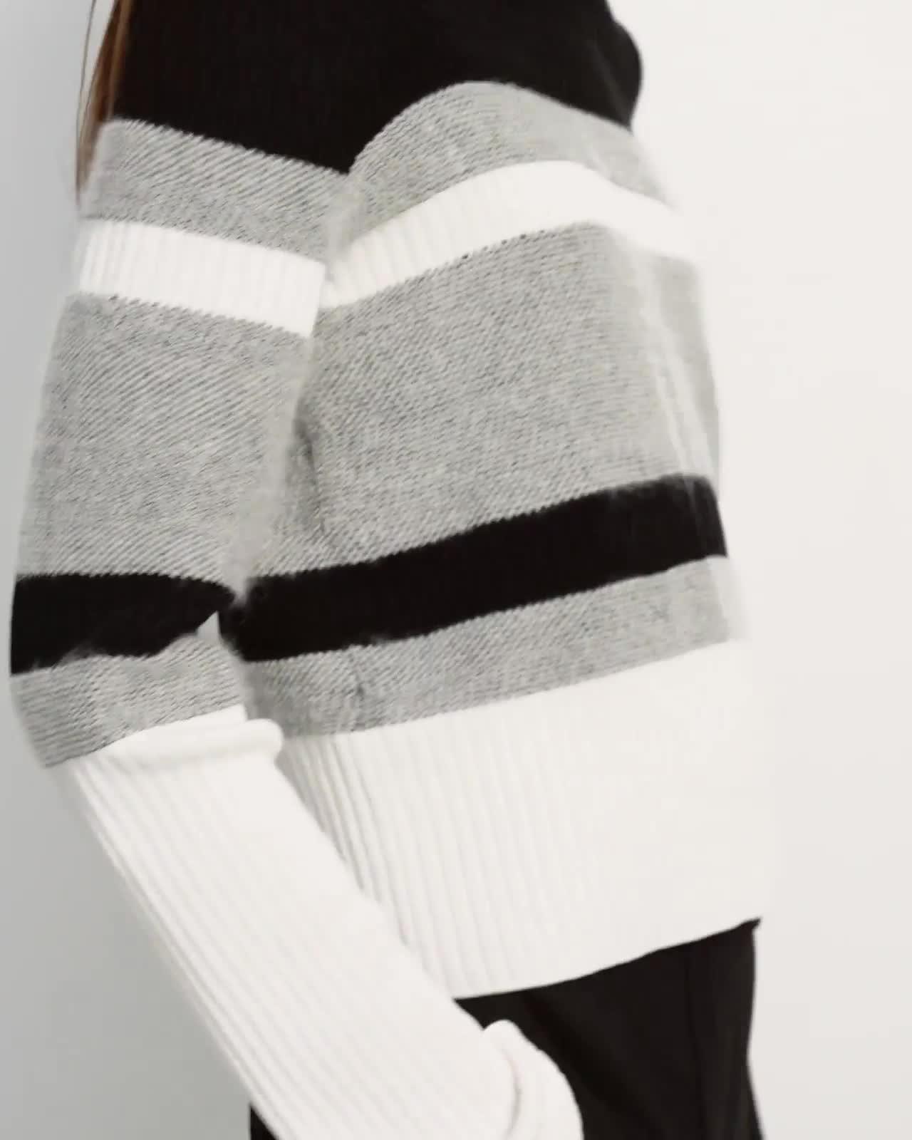 Cropped Turtleneck in Double-Knit Silk-Cotton