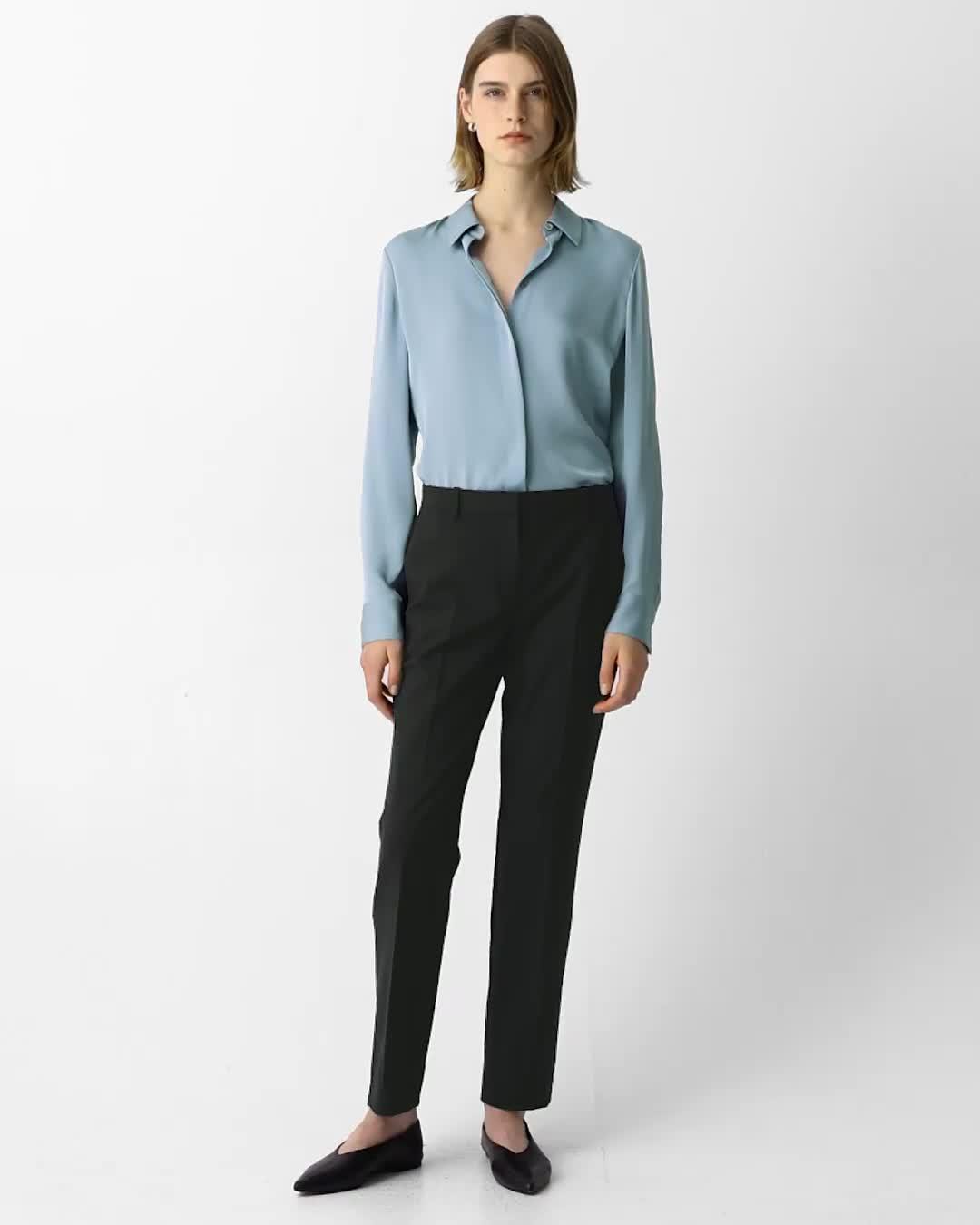 トップス Theory Modern ette Fitted Shirt Modern Georgette Fitted Shirt | Theory [セオリー] 公式通販サイト