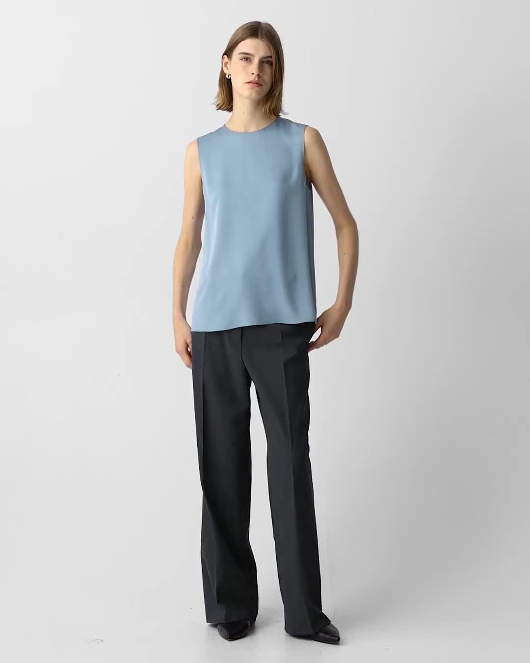 Silk Georgette Shell Top | Theory