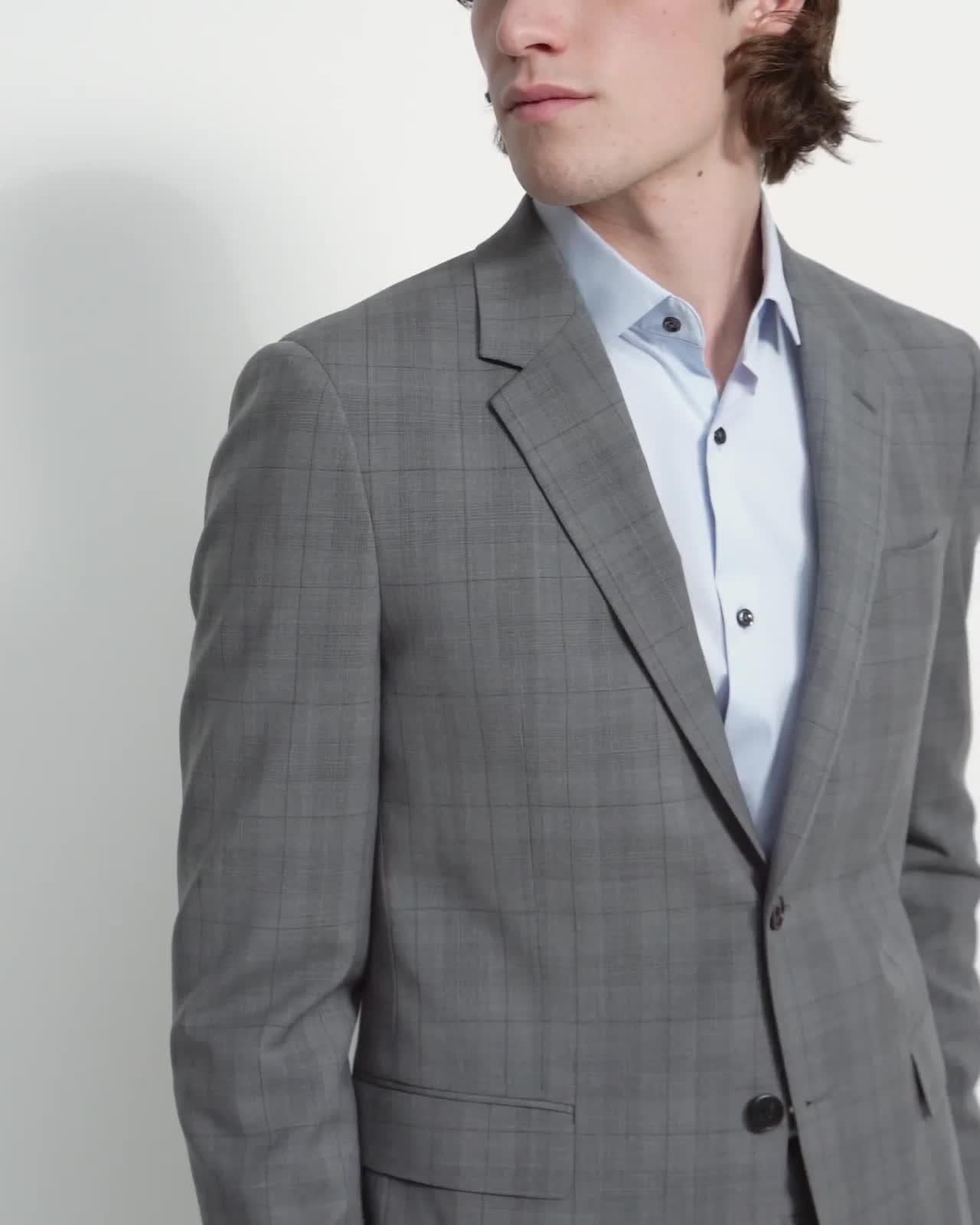 Chambers Blazer in Plaid Wool