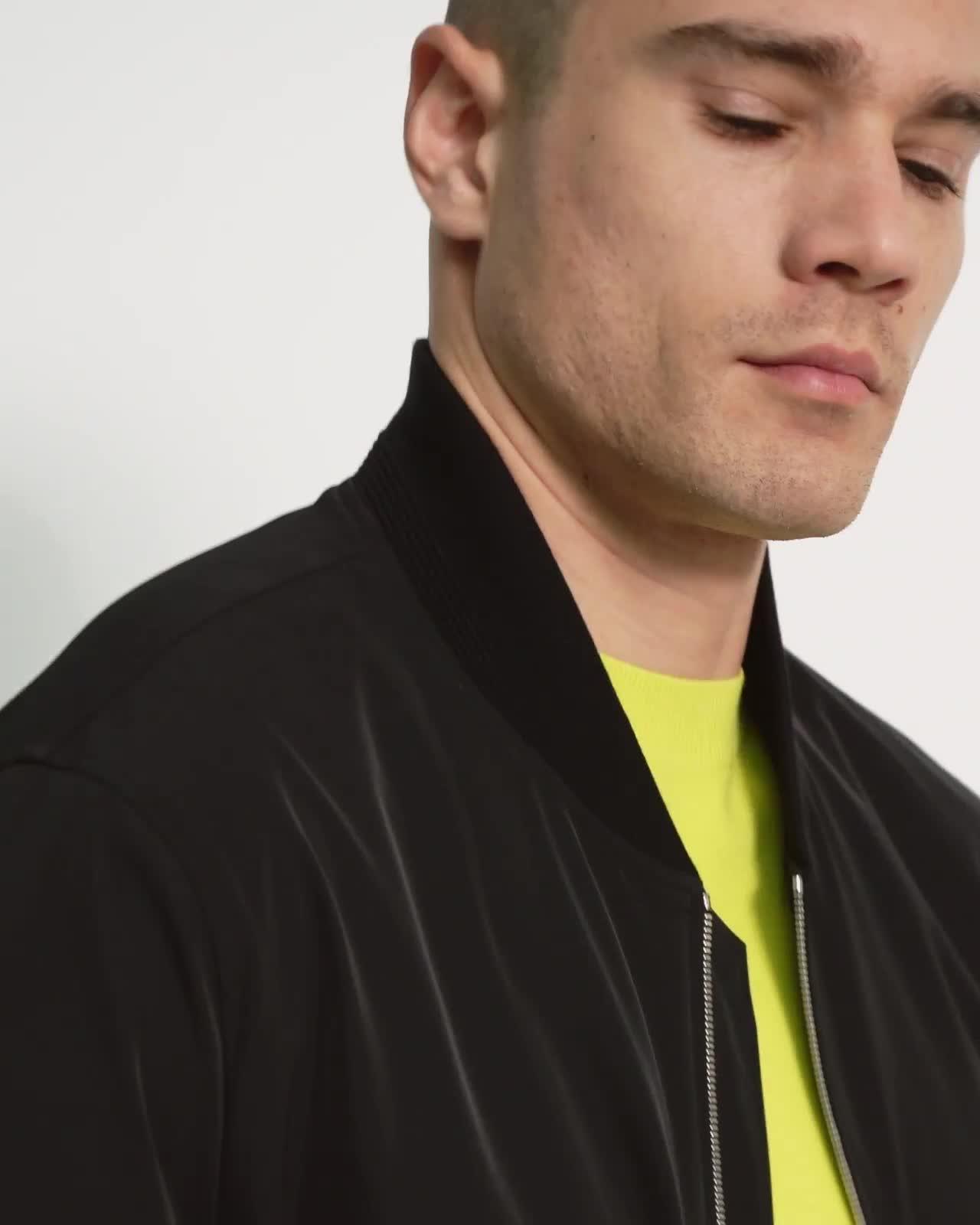 City Bomber Jacket in Foundation Tech