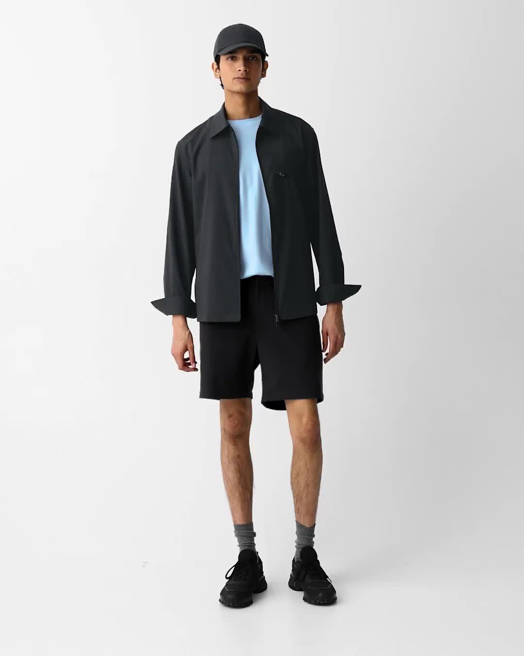 Curtis Drawstring Short in Precision Ponte