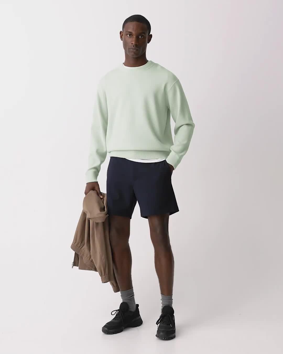 Curtis Drawstring Short in Precision Ponte