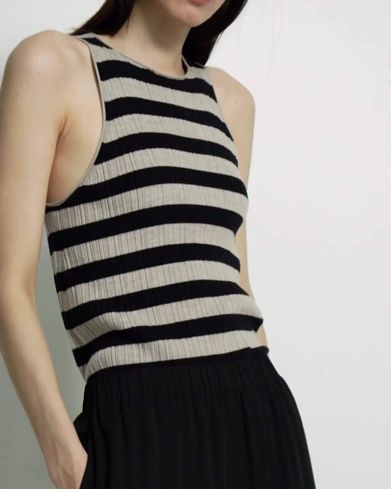 Easy Wide Pull-On Pant in Recycled Georgette