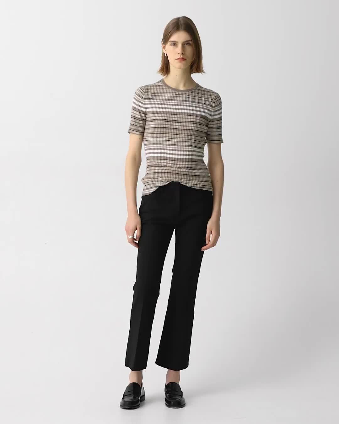 5-Pocket Kick Trousers in Stretch Cotton