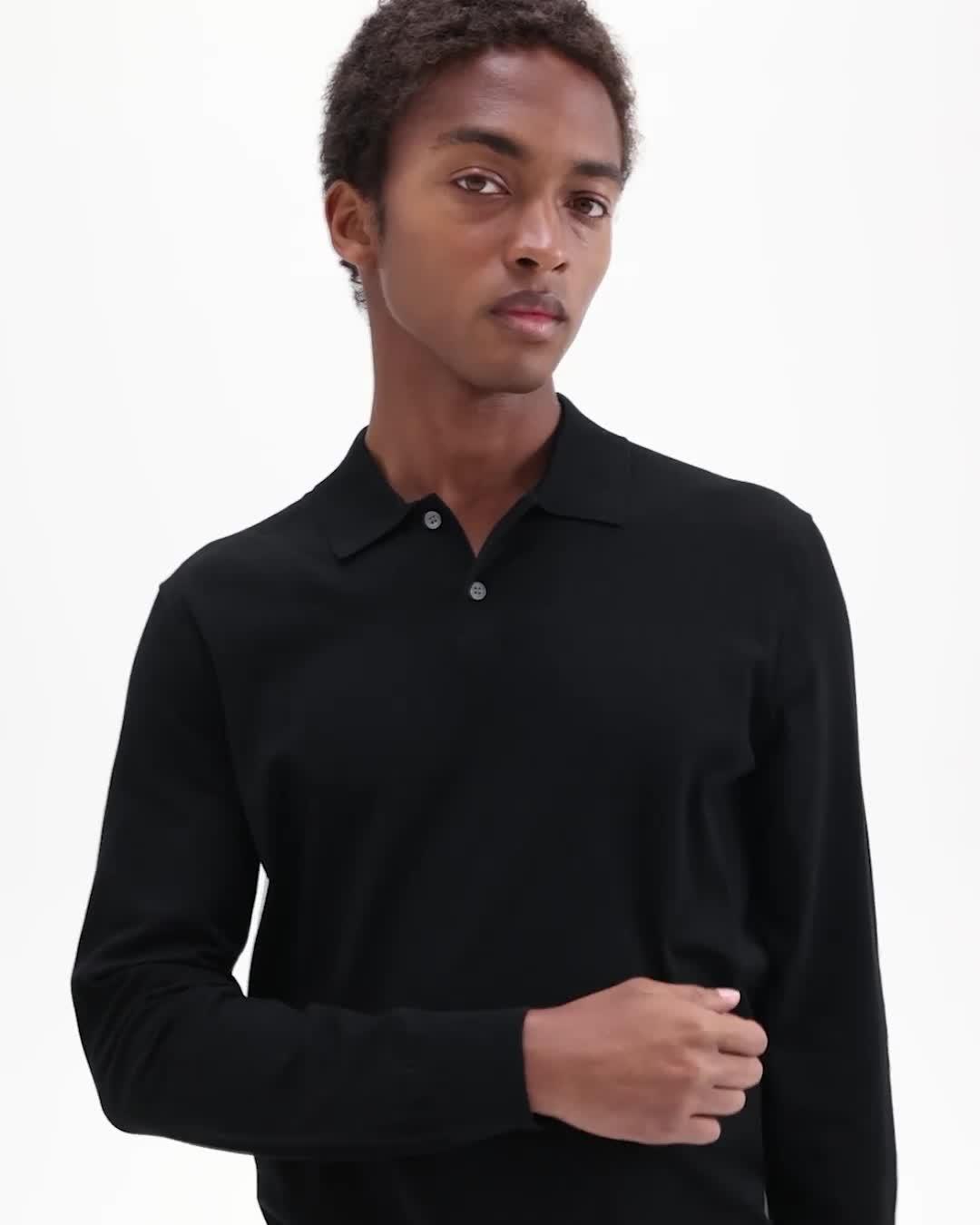 BUCKAROO T  SHIRT BLACK - npeal fine gauge polo shirt item - GmarShops