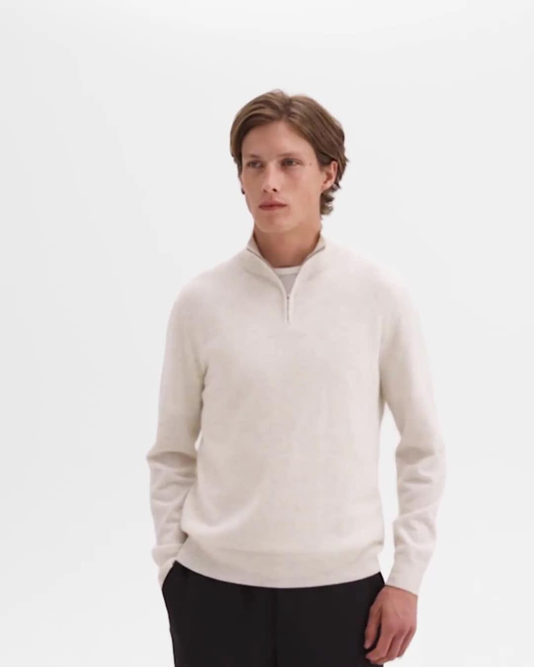 Hilles Quarter-Zip Sweater in Cashmere