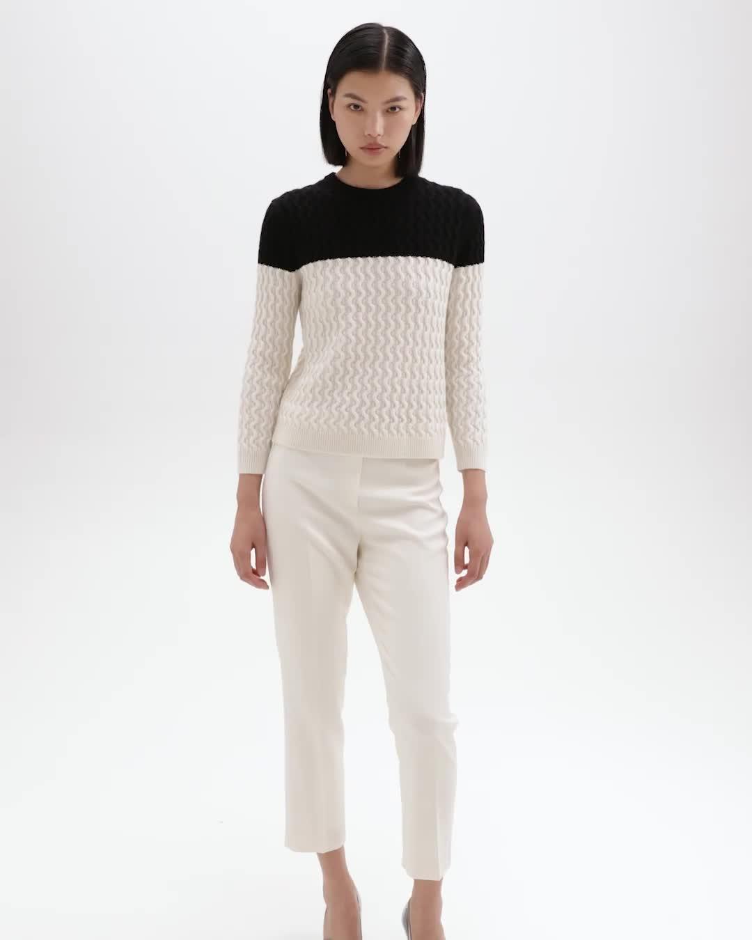 Theory cable hot sale cashmere sweater