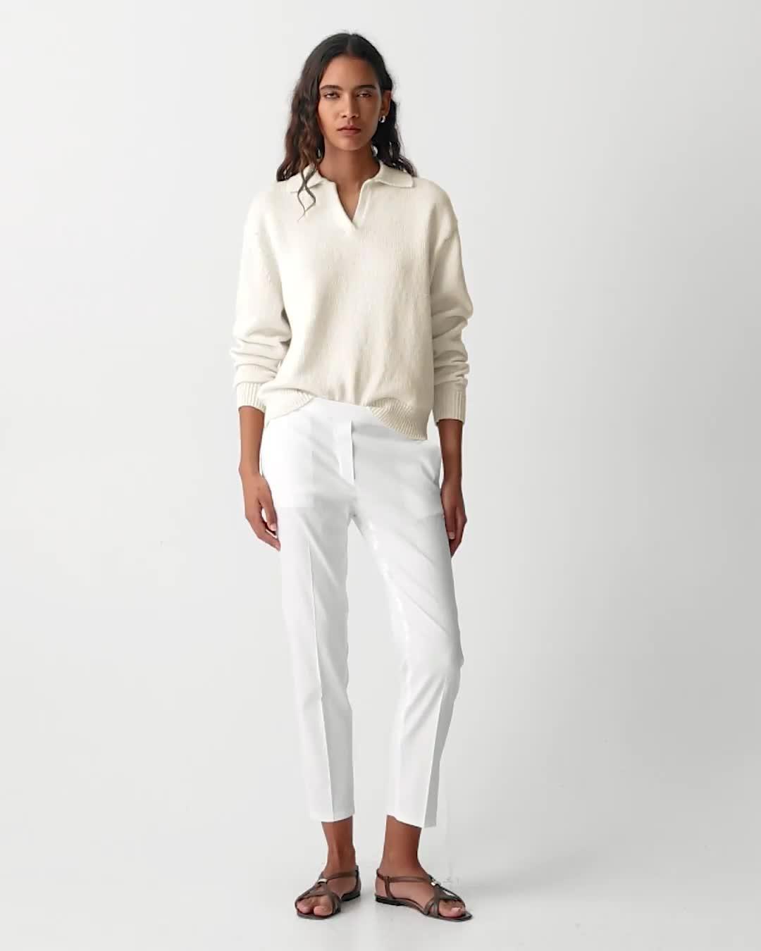 Treeca Pull-On Trousers in Good Linen