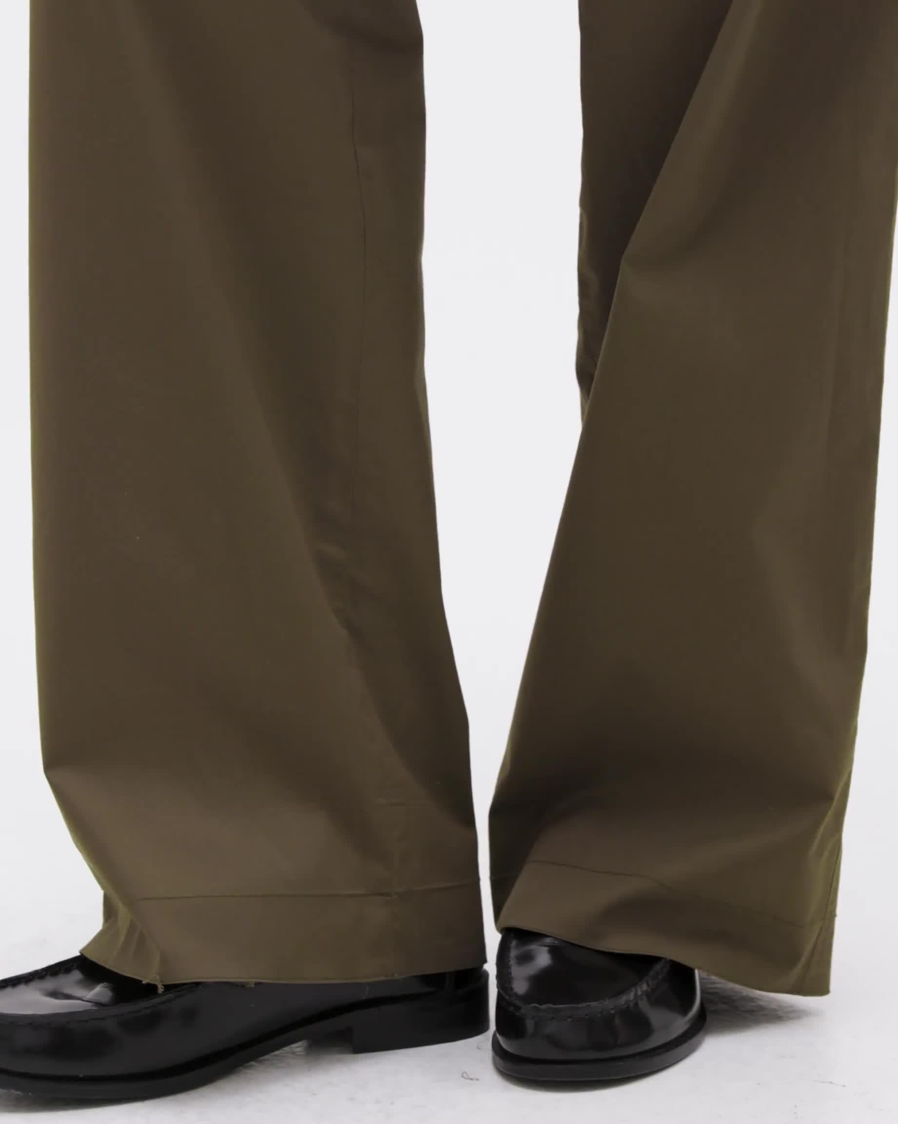 Straight-Leg Pant in Organic Cotton