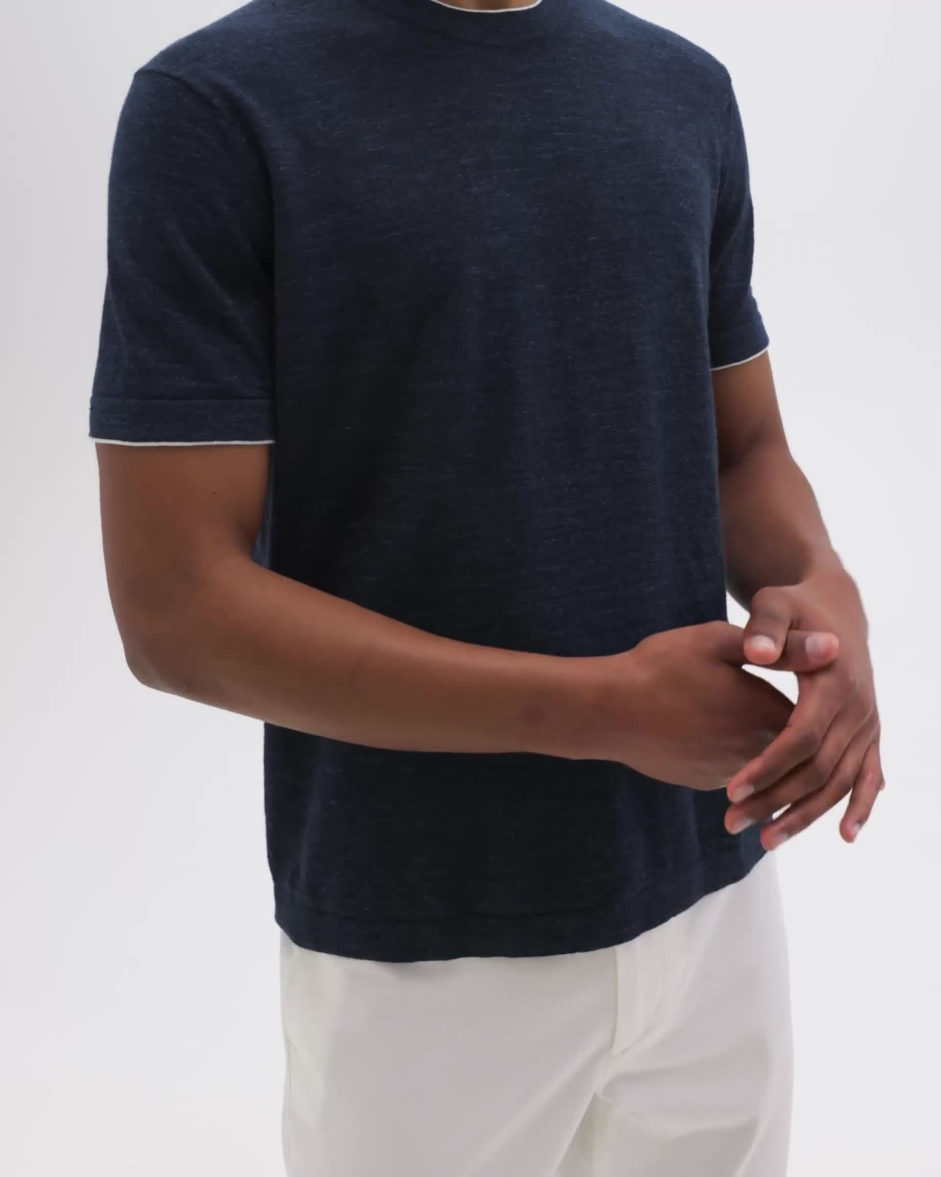 Sarior Tee in Cotton-Linen