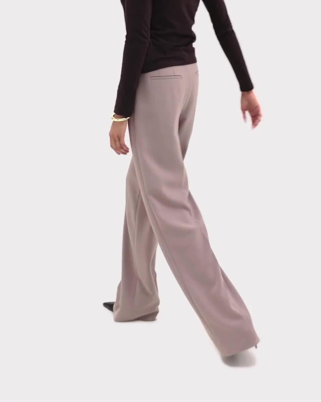 Relaxed Straight Pant in Admiral Crepe