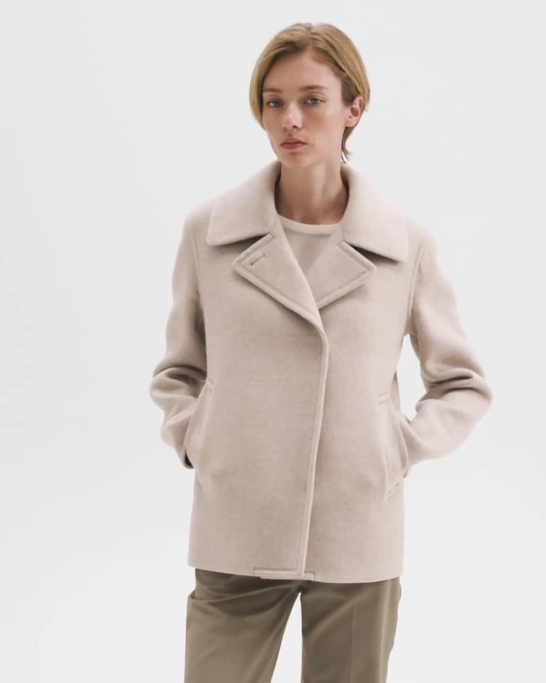 Recycled Wool Peacoat | Theory Recycled Wool Peacoat | Theory