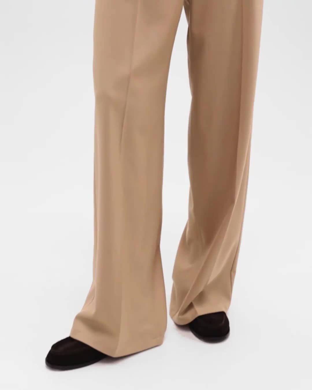 Straight-Leg 5-Pocket Pant in Stretch Flannel