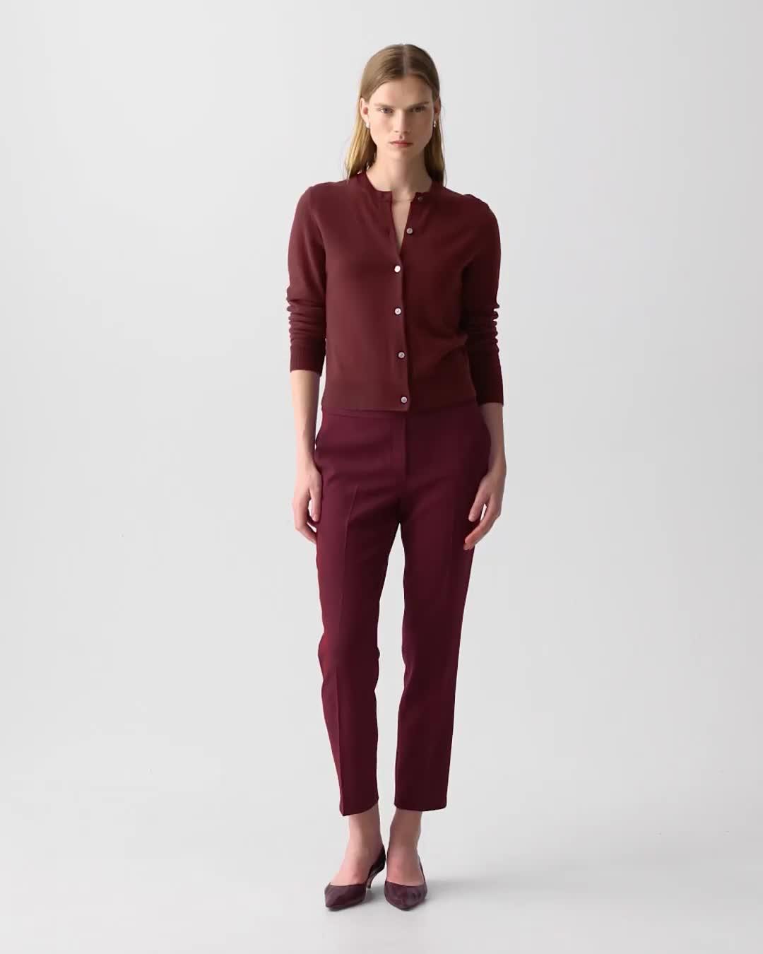 Crewneck Cardigan in Cashmere
