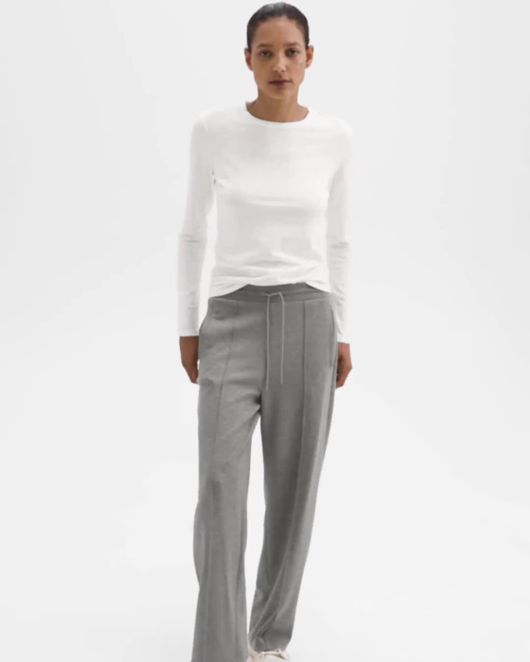 Track Pant in Double-Knit Jersey