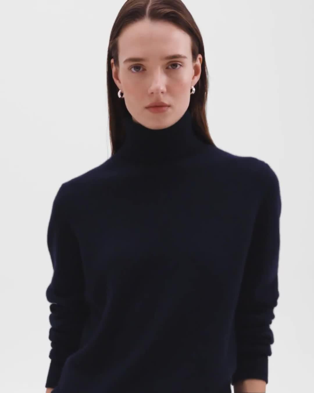 Track Pant in Felted Wool-Cashmere