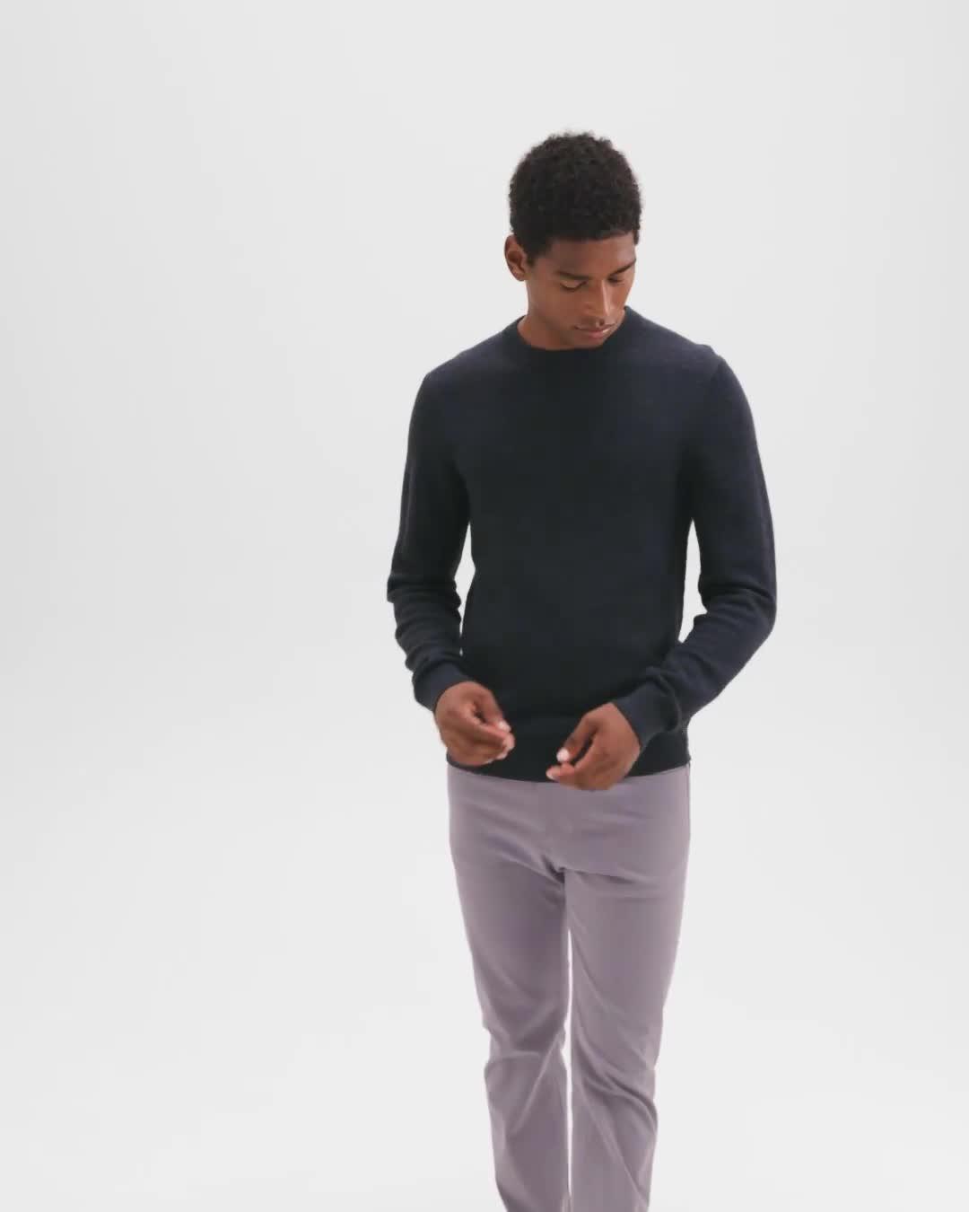 Maden Crewneck Sweater in Merino Wool