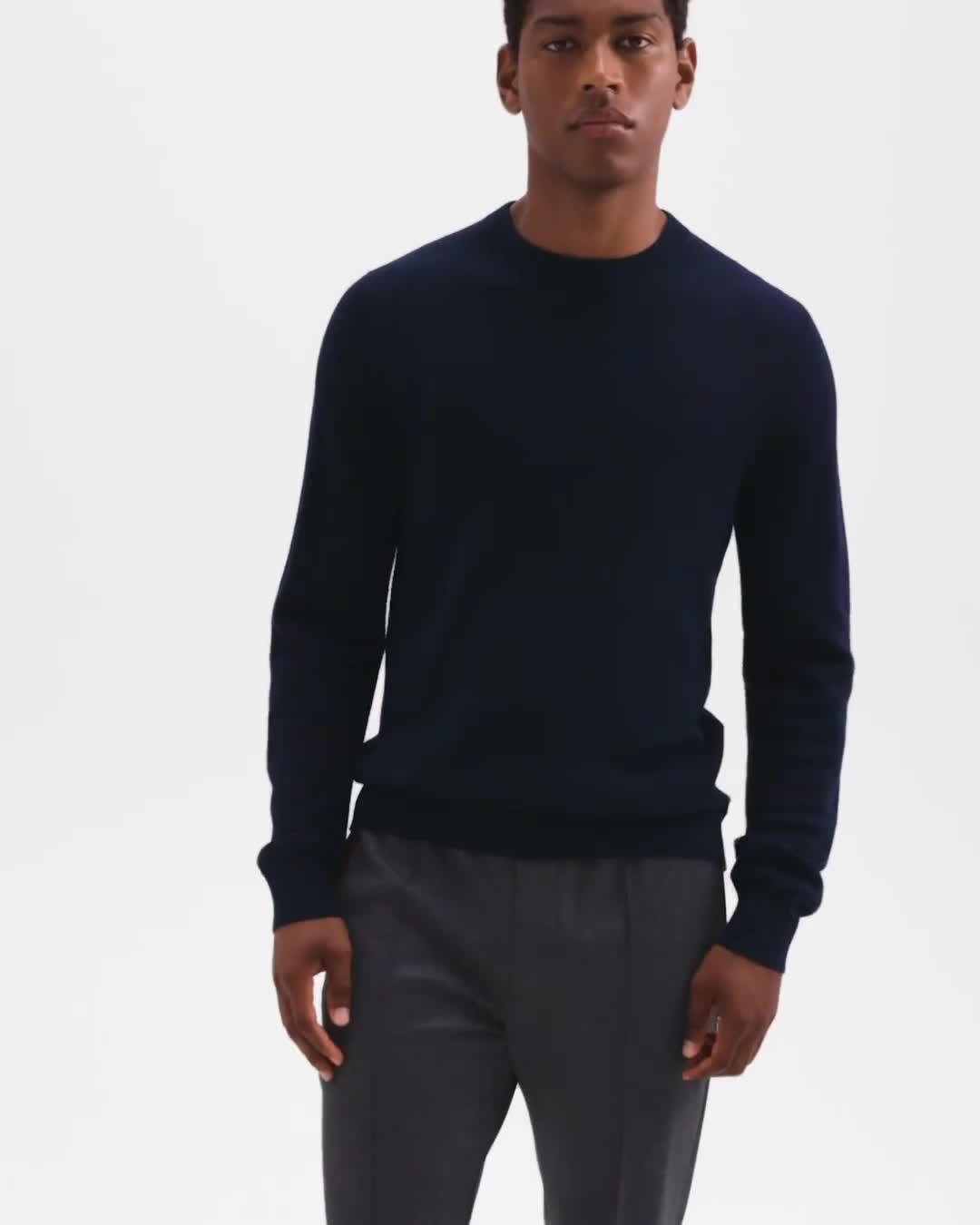 Maden Crewneck Sweater in Merino Wool