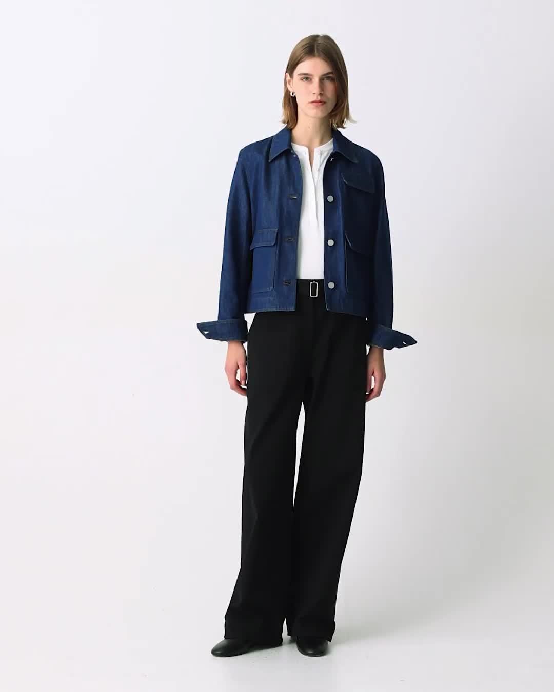 Utility Wide-Leg Pant in Neoteric Twill