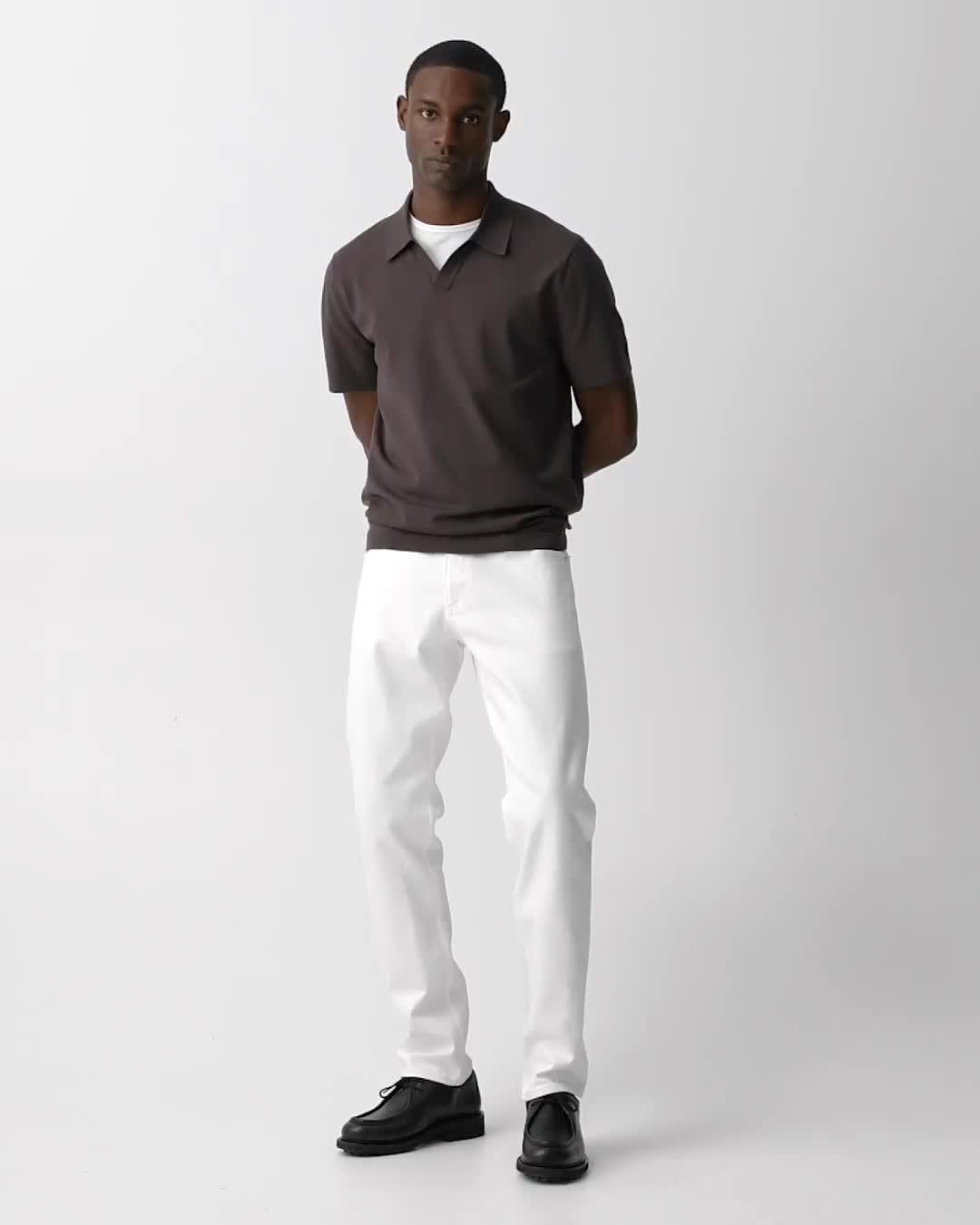 トップス 25ss Theory Light Bilen FZ Mockneck Light Bilen Goris