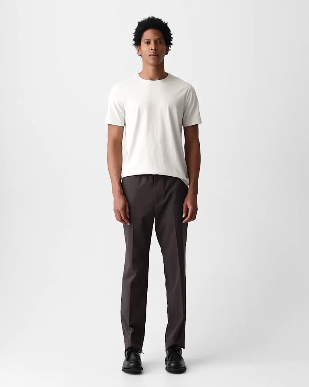 トップス Theory Cotton Shirting Circle shirt Cotton Jersey Boxy Tee | Theory