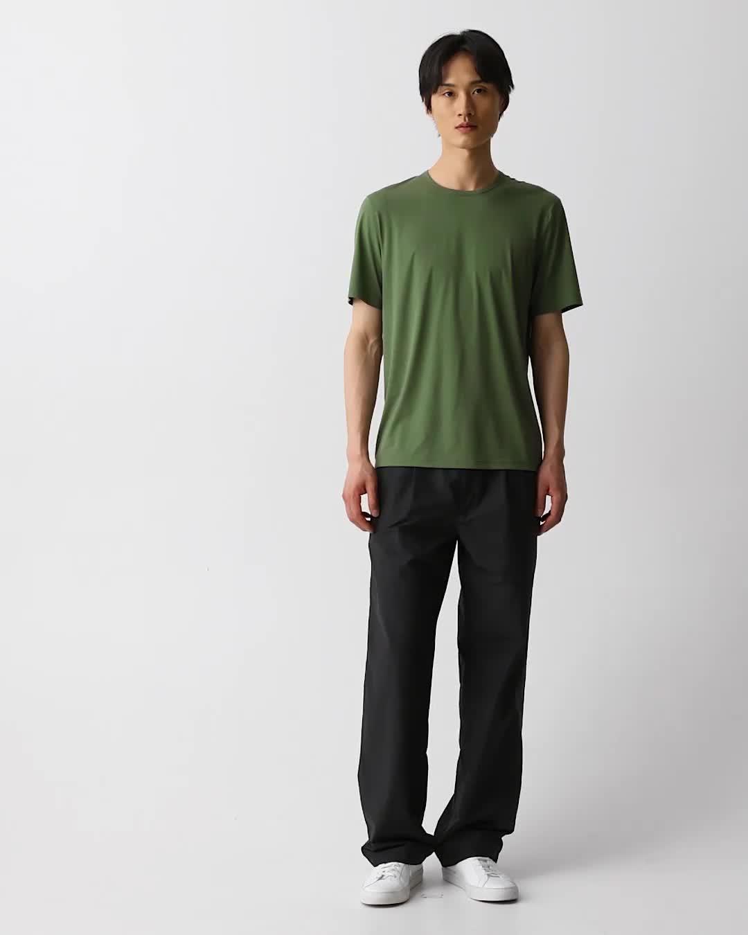 Crewneck Tee in Perform Jersey