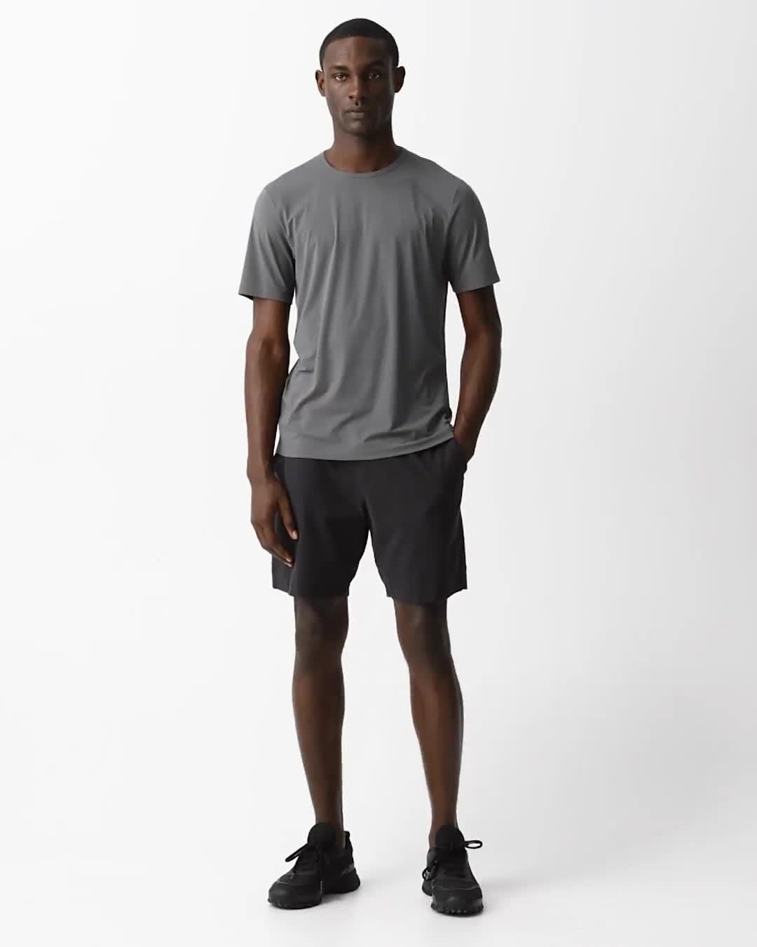 Crewneck Tee in Perform Jersey