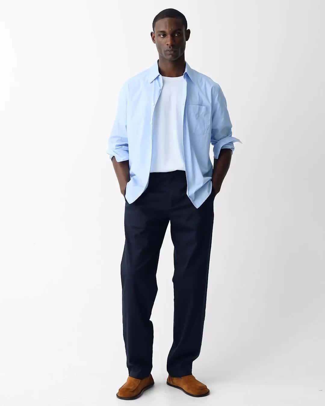 25年 theory Cotton Shirting SS CUFF SHIRT 25年 theory Cotton Shirting SS CUFF SHIRT