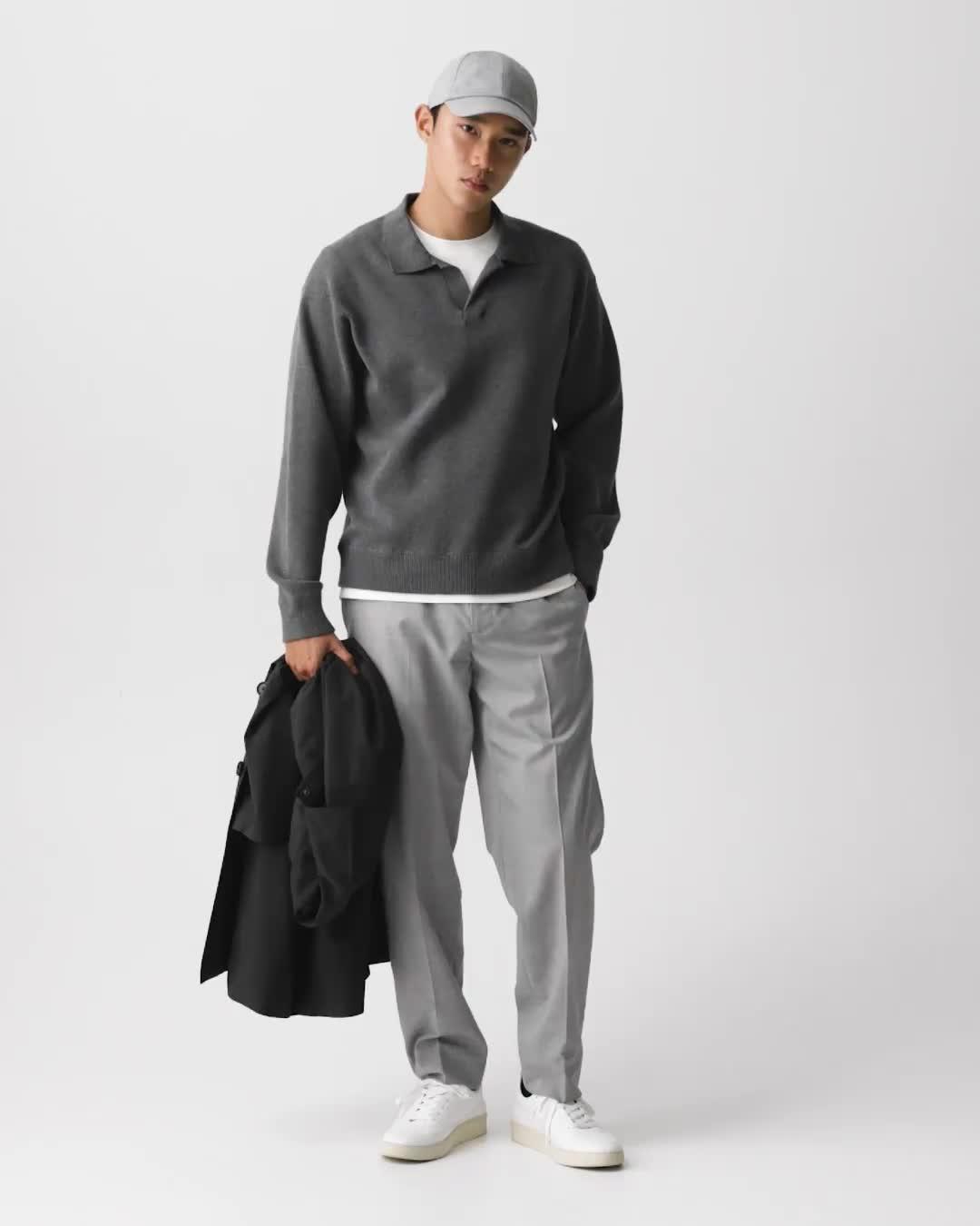 Curtis Drawstring Pant in Motion Wool
