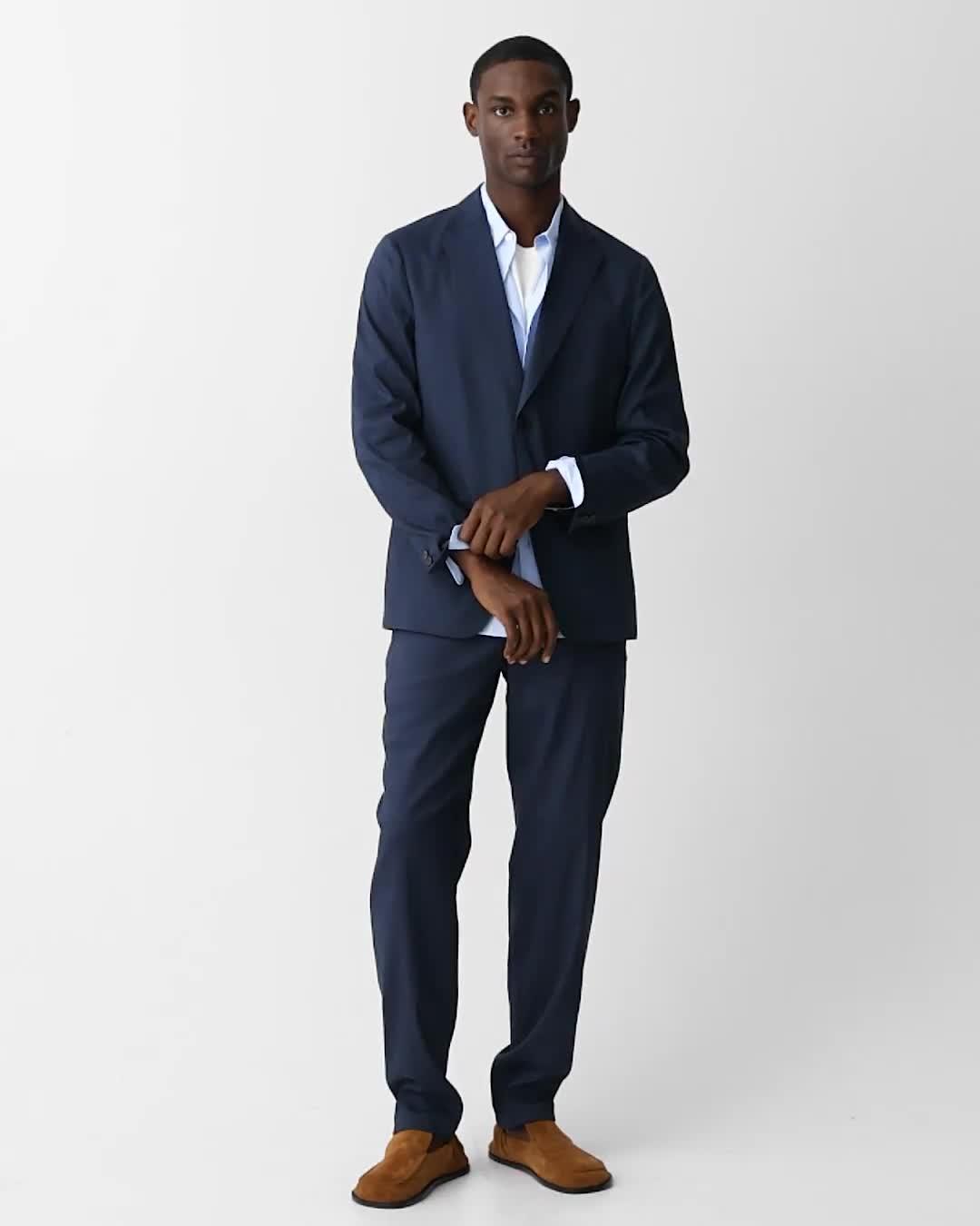 Theory CLINTON セットアップスーツ ネイビー Good Linen Clinton Blazer | Theory