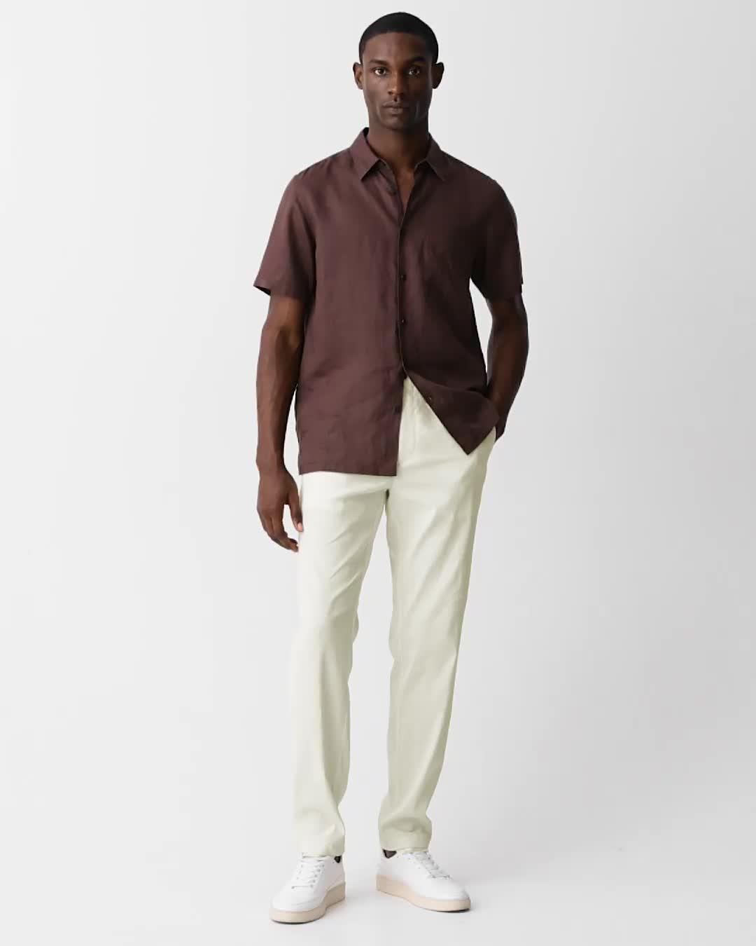Curtis Drawstring Trousers in Good Linen