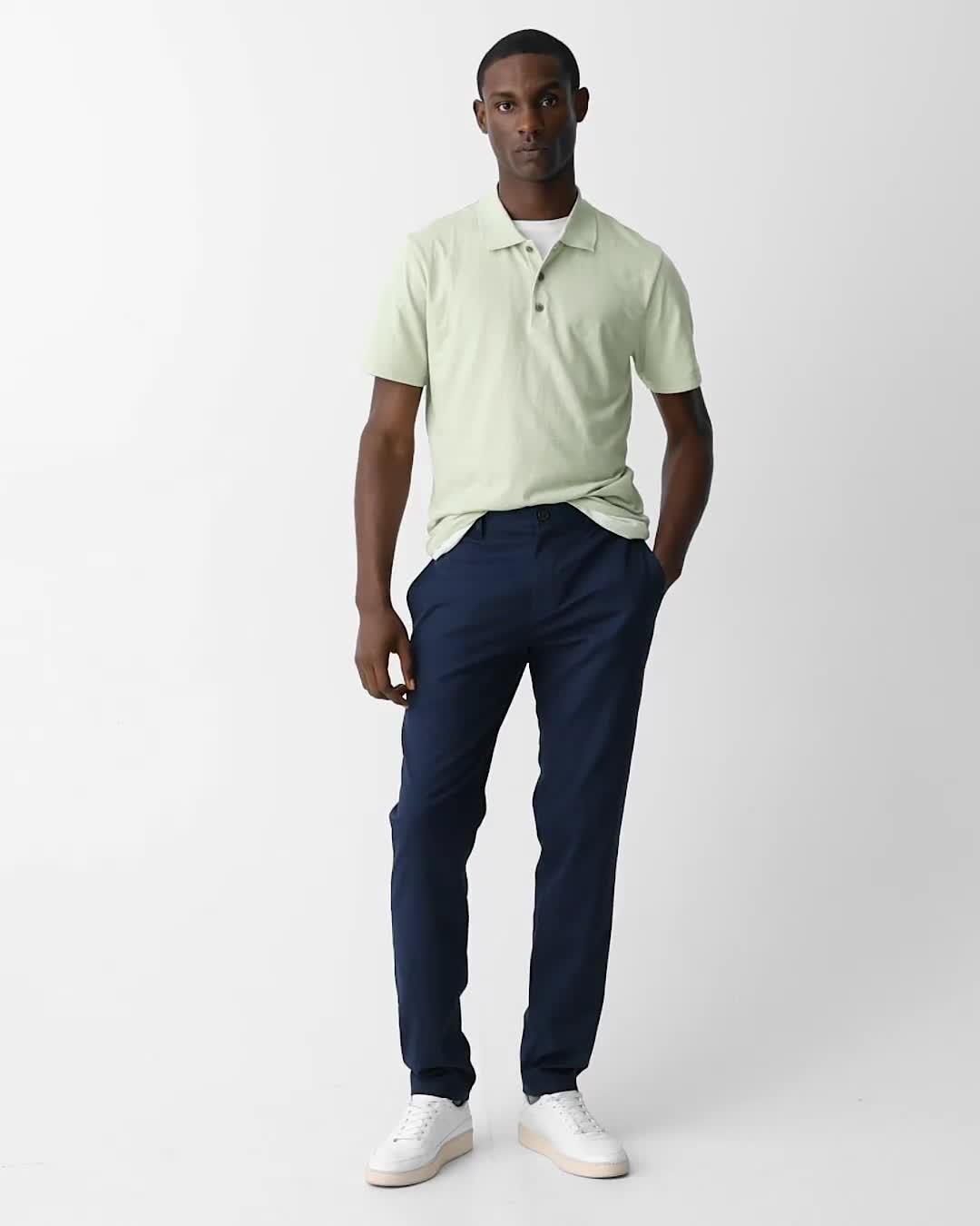 Zaine Pant in Stretch Cotton