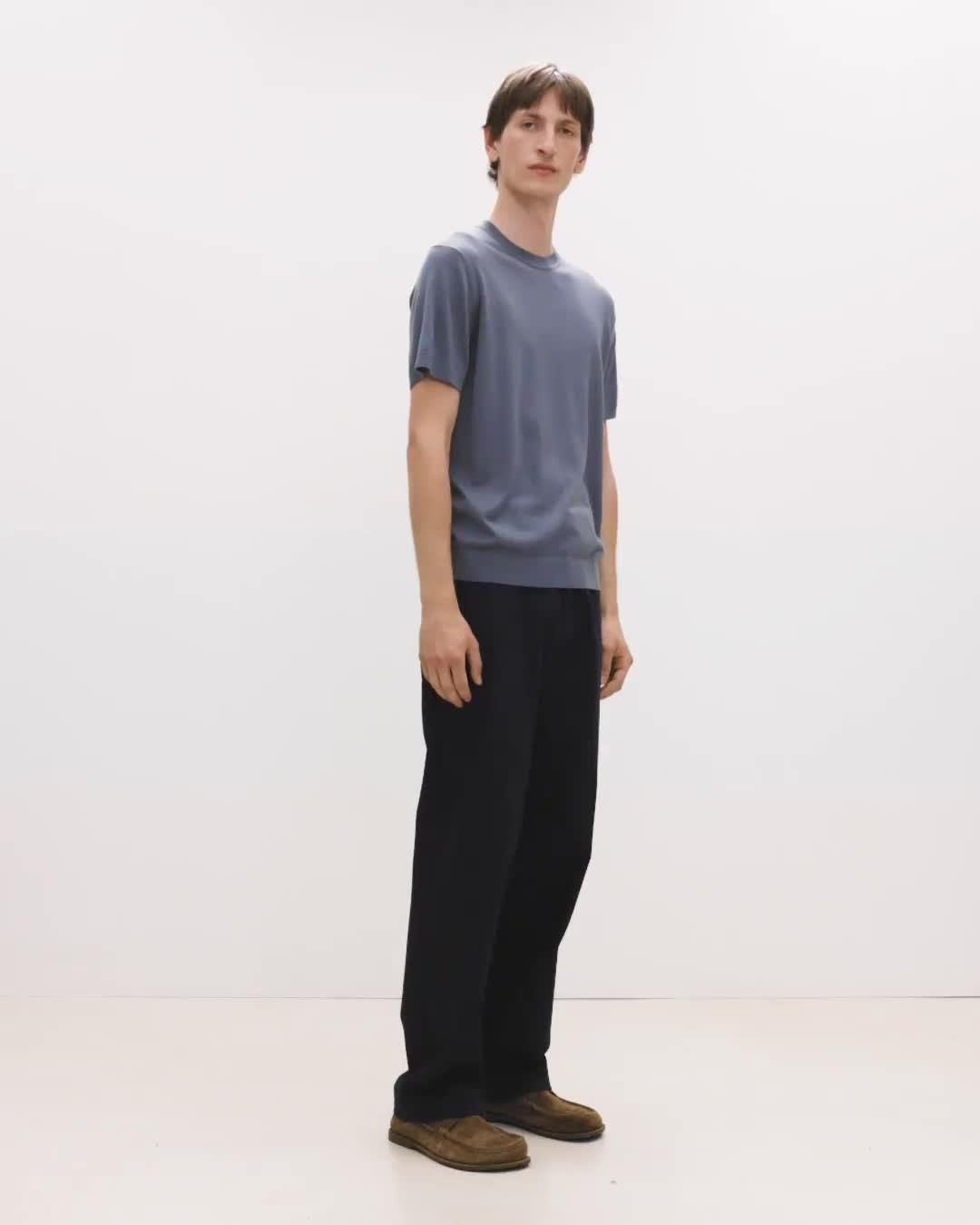 Soris Tee in Regal Wool