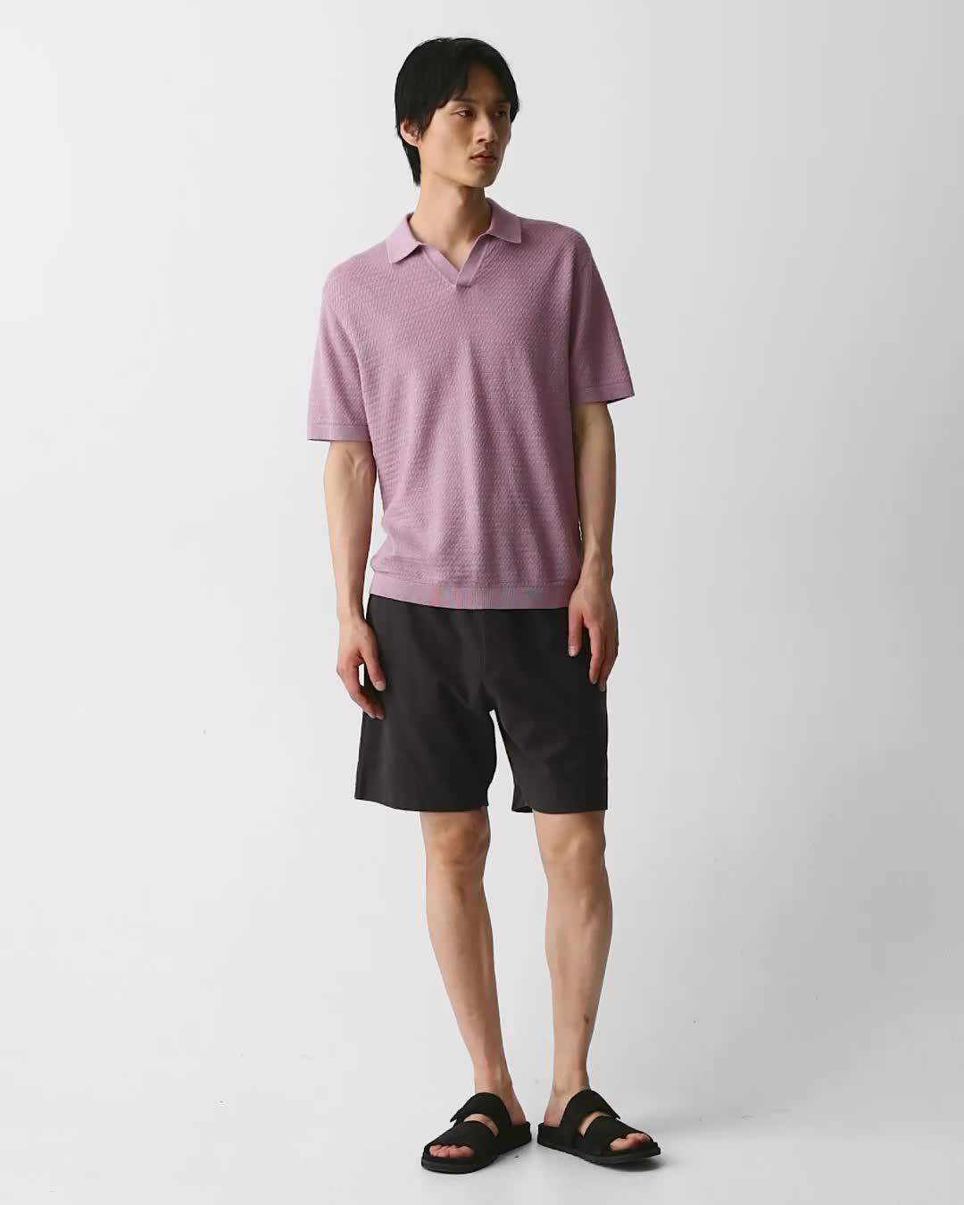 Brenan Polo Shirt in Pacific Linen