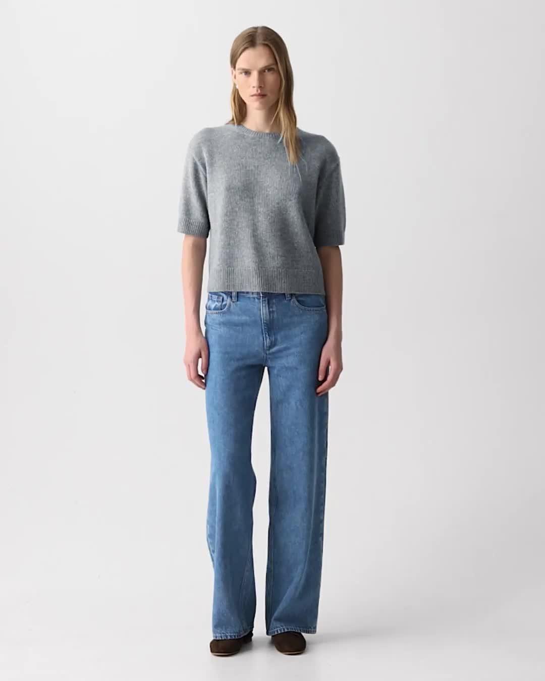 Straight-Leg Five-Pocket Pant in Relaxed Denim